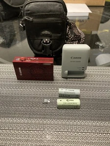 Canon PowerShot 520 HS 10.1MP Digital ELPH Camera 12x Zoom Red Batt,charger+READ - Picture 1 of 24
