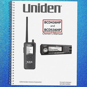 Uniden BCD436HP and BCD536HP  User Operators Manual Owners Guide 106 PGS - Picture 1 of 5