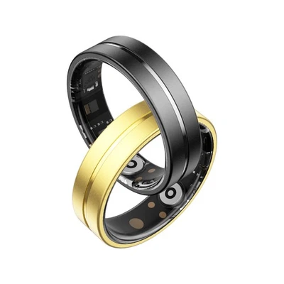 Smart Ring Fitness Tracker Heart Rate SPO2/BP Sleep Monitoring IP68 Waterproof - Image 1 of 4