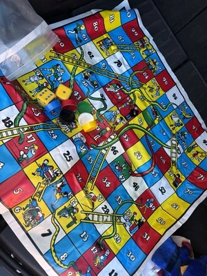 Vintage Big Snake And Ladder Game - Image 1 of 2