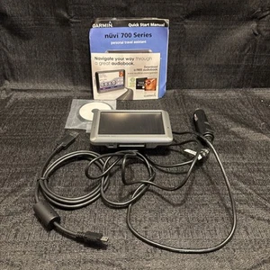 Garmin Nuvi 750 W/ MP3, DC Car Plug 4.3" Touchscreen Display Navigation System - Picture 1 of 9