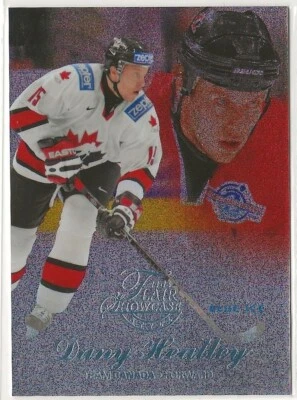 2014-15 Fleer Showcase Flair Blue Ice #14 Dany Heatley Row 2 Team Canada 64/99 - Image 1 of 2