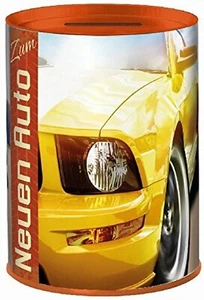Perleberg 210054 Spardose Blech "Zum neuen Auto" - Bild 1 von 1