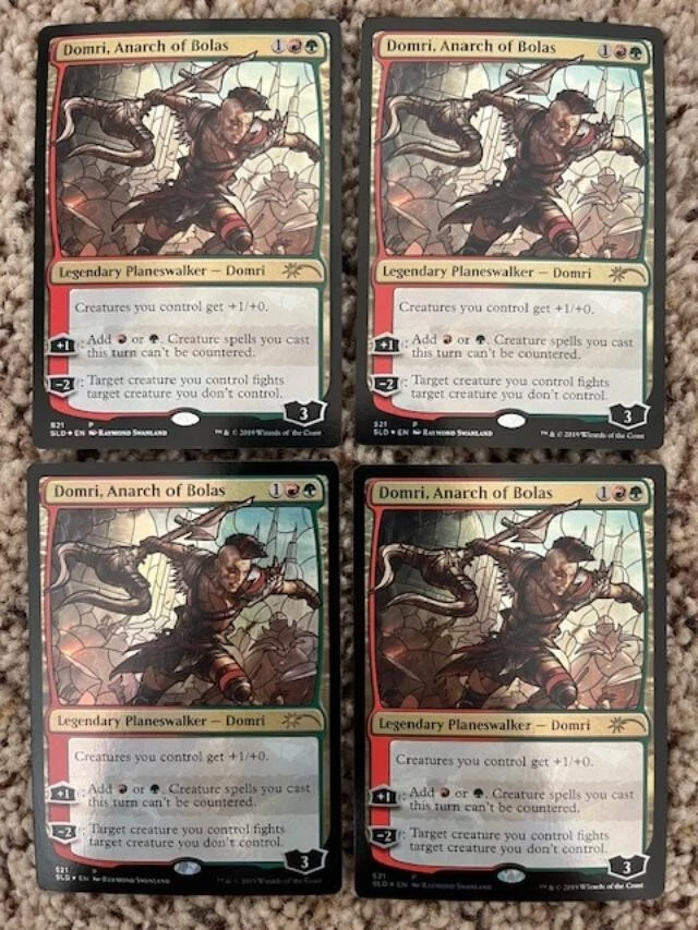 MTG- Domri, Anarch of Bolas x4 - Secret Lair Stained Glass FOIL - Image 1 of 1