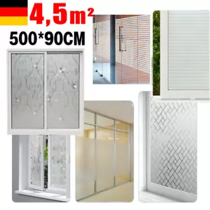 3,55€/m² Fensterfolie selbsthaftend Sichtschutzfolie UV Schutz statische Toiyowx - Bild 1 von 20