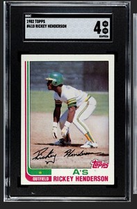 1982 Topps - #610 Rickey Henderson VG EX