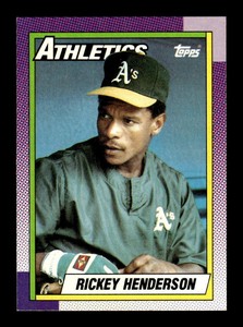 1990 Topps Doubleheaders Rickey Henderson   #NNO