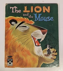 Vtg THE LION AND THE MOUSE Whitman 1961 Top Top Tales Childrens Book 1st Ed - Picture 1 of 21