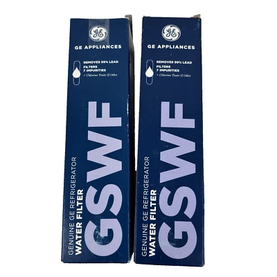 Genuine GSWF GE Refrigerator Water Filter Replacement Cartridge Lot 2 New Sealed - Image 1 of 4