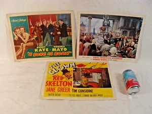 3 Vintage A Song is Born & The Clown Movie Lobby Cards - Picture 1 of 9