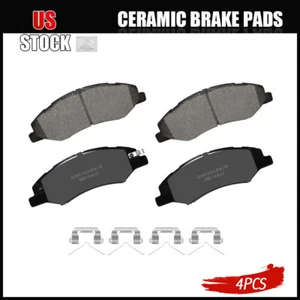 Front Premium Ceramic Disc Brake Pad Set For 2018-2019 Honda Odyssey - Picture 1 of 6