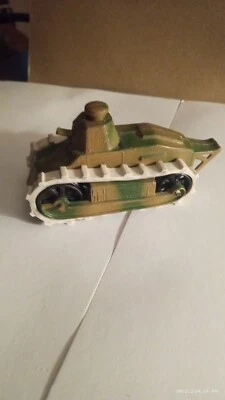 Vintage 1930's Tootsie Toy WW1 Tank No. 4647 Mint Condition - Image 1 of 4