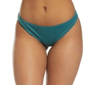 The Bikini Lab 243036 Womens Hipster Bottom Swimwear Dark Teal Size Medium - Picture 1 of 2