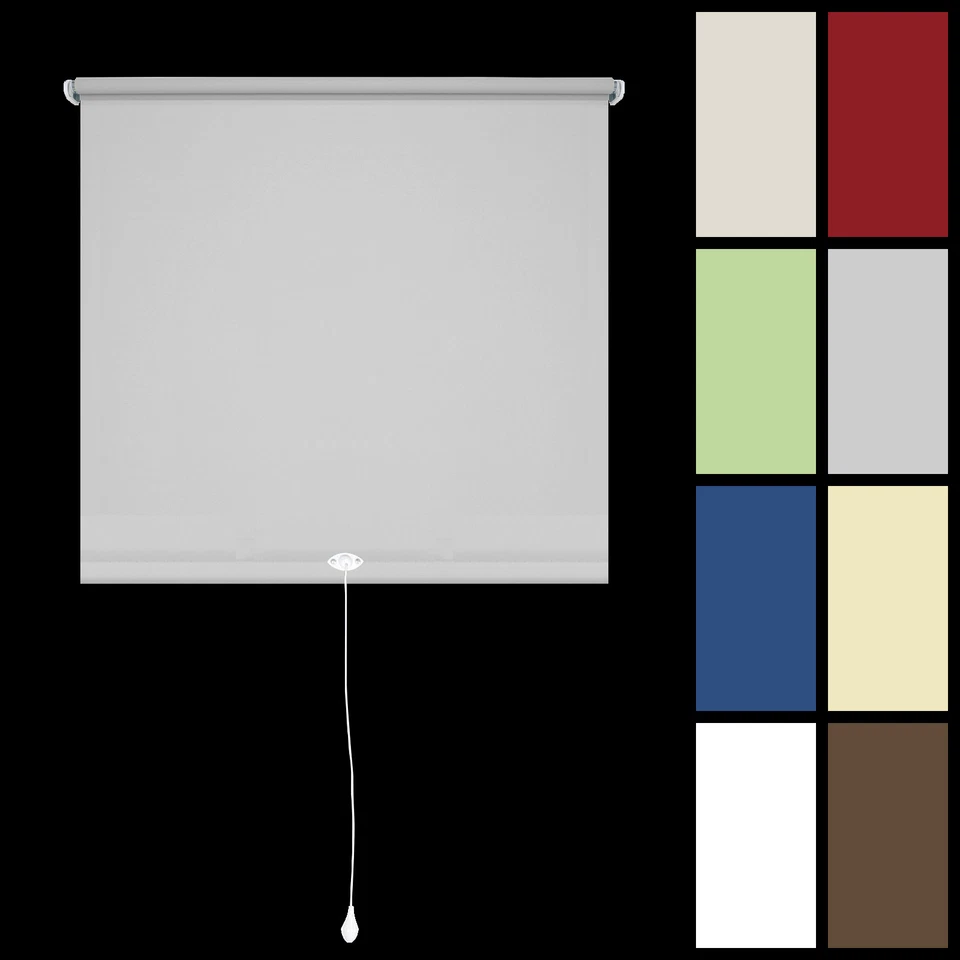 Verdunkelungsrollo Tageslichtrollo Fenster Rollo Plissee Jalousie Mittelzugrollo - Bild 1 von 4