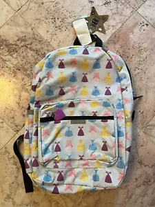NEW Bioworld Disney Princesses Dresses Outfit All Over Print Backpack - Picture 1 of 6