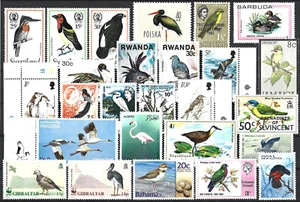 Birds. Selection of 26  MNH Stamps - Picture 1 of 1