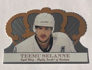 2000-01 Pacific Crown Royale Teemu Selanne Hockey Card #3 Anaheim Ducks