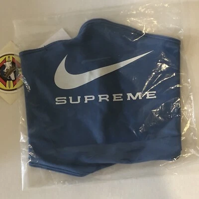 supreme nike neck warmer NEW blue SS21 100% authentic - Image 1 of 3