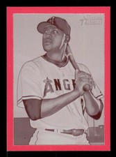 2007 Bowman Heritage Printing Plate Frame Magenta #71 Gary Matthews Angels 1/1