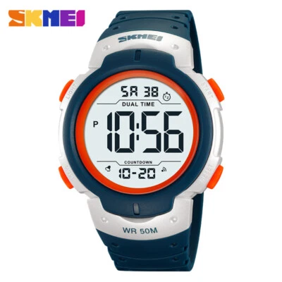 SKMEI Reloj Hombre Digital LED Reloj Pulsera Moda Estudiante Deporte Exterior Niños Reloj - Imagen 1 de 4