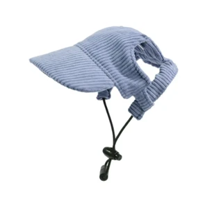 Pet Cat Dog Baseball Hats Visor Cap with Ear Holes For All Dogs - Picture 1 of 12