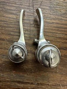 Campagnolo Record Syncro Downtube 8 SPEED Gear Levers Vintage Retro SL-01SRE - Picture 1 of 11