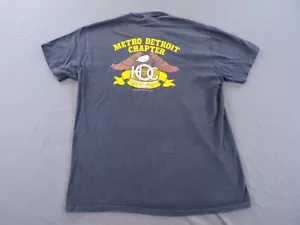 Vintage Harley Davidson Owners Shirt Mens Extra Large Black 1983 80s Detroit - Picture 1 of 13