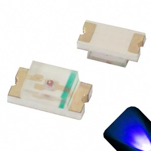 20 x LED 1206 Blue SMD LEDs SMT Lights Super Ultra Bright Car Models RC PC Xbox - Picture 1 of 3