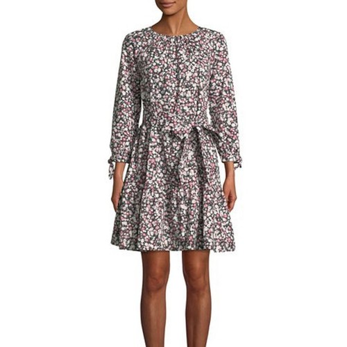 Abito Kate Spade Wildflower floreale popeline ottime condizioni taglia large $228