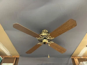 Polished Brass Casablanca Delta 2 Ceiling Fan - Picture 1 of 9