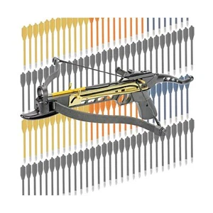 Crossbow Pistol Self Cocking 80 LBS with Adjustable Sights, Aluminum Arrow Bo... - Picture 1 of 9