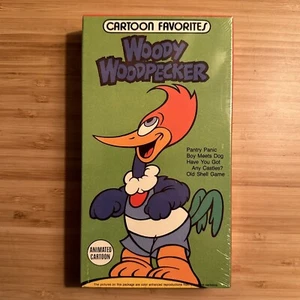 Woody Woodpecker - Cartoon Favorites (VHS, Factory Sealed) - Picture 1 of 5