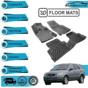 3D Molded Interior Car Floor Mat for Kia Sorento 2003-2010(Black) - Picture 1 of 7