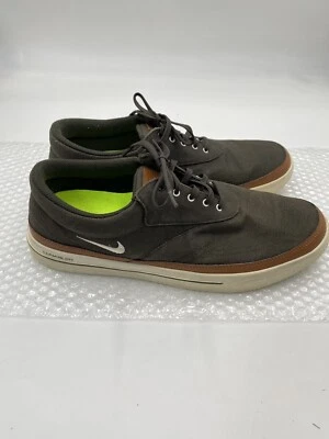 Nike Lunarlon Men’s Size 12 Anchor Grey Golf Swingtip Canvas Shoes 552078-302 - Image 1 of 4