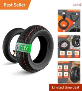 Electric Scooter Tire Tube 10x3" Durable Rubber All-Season Puncture Resistant - Picture 1 of 11