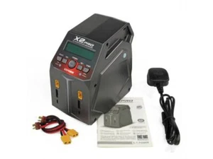 X2 Pro 2x100W (AC) 2x200W (DC) 12A Intelligent Charger/Discharger (UK) : GTP0178 - Picture 1 of 7