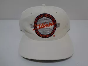 VTG NCAA Illinois Fighting Illini Circle Logo Snapback Hat The Game NEW Glue Tag - Picture 1 of 6