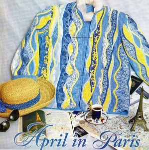 April In Paris Quilt Pattern Pieced LC - Picture 1 of 1