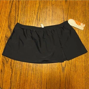 Tropical Honey Größe 8 schwarz Schwimmrock Unterteil mit 7" Zoll Schlitz - Bild 1 von 9