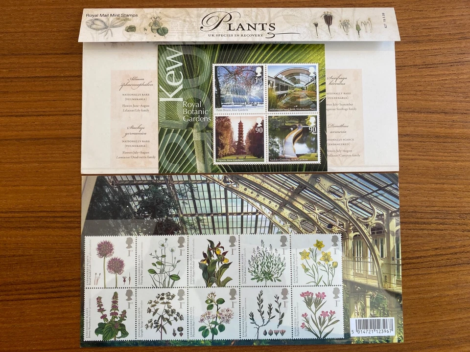 Estampillas GB Gran Bretaña - 2009 ACCIÓN POR ESPECIES Paquete de Presentación No. 427* Foto 1 de 1