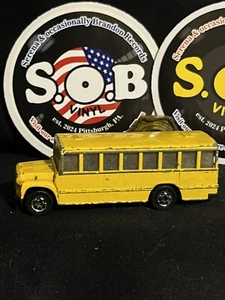 Hot Wheels Blackwalls 1988 School Bus Yellow Diecast VG Condition - Picture 1 of 7