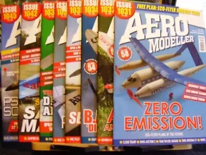 SCHÖNE SAMMLUNG VON 8 FLUGZEUG MODELLFLUGZEUG ZEITSCHRIFTEN 2023 2024 MIT PLÄNEN - Bild 1 von 18