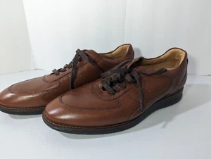 NEU - Größe 10,5M Flag Ltd elegante Lederschuhe für Herren - braun - Bild 1 von 7