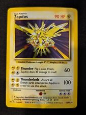 Zapdos - 16/102 - Pokemon Base Set Unlimited - Holo Rare - Lightly Played