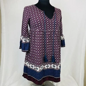 Blusa túnica illa illa top mujer talla pequeña s boho hippie - Imagen 1 de 6
