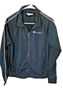 Champion Women's Black Zip-Up Jacket Size Medium - Picture 1 of 7