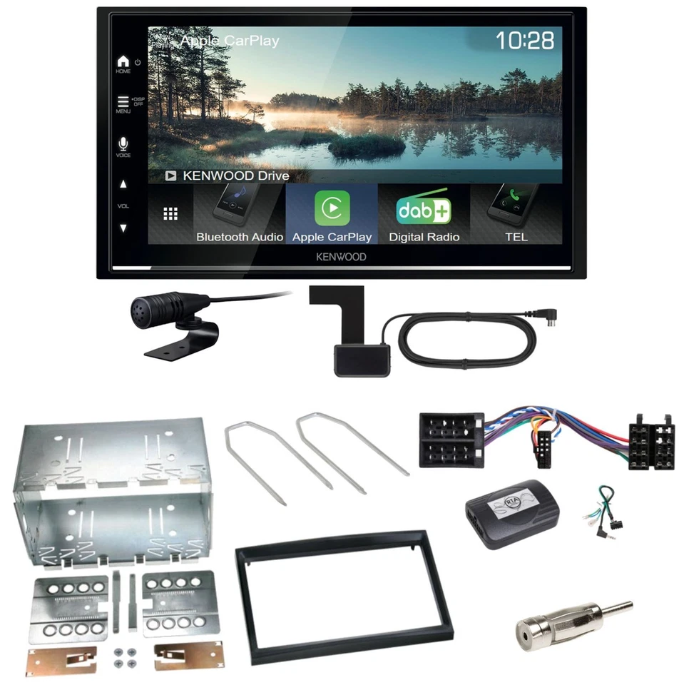 Kenwood DMX7722DABS Android Auto CarPlay Einbauset für Peugeot 307 Citroen C2 C3 - Bild 1 von 1