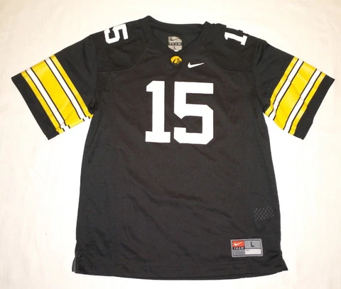 NICE Nike Iowa Hawkeyes Football Jersey Youth Large L USED Cover
