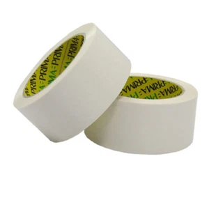 PRIMA WHITE VINYL TAPES 48MMX66M STRONG ADHESIVE PARCEL PACKAGING BOX TAPE - Picture 1 of 4