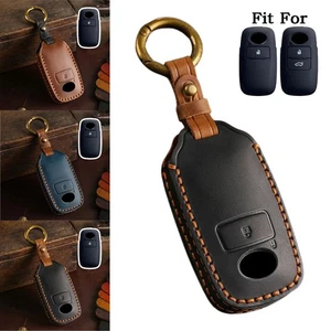 Leather Car Key Fob Cover Case For Daihatsu Toyota Yaris Cross Ativ Raize Veloz - Picture 1 of 18
